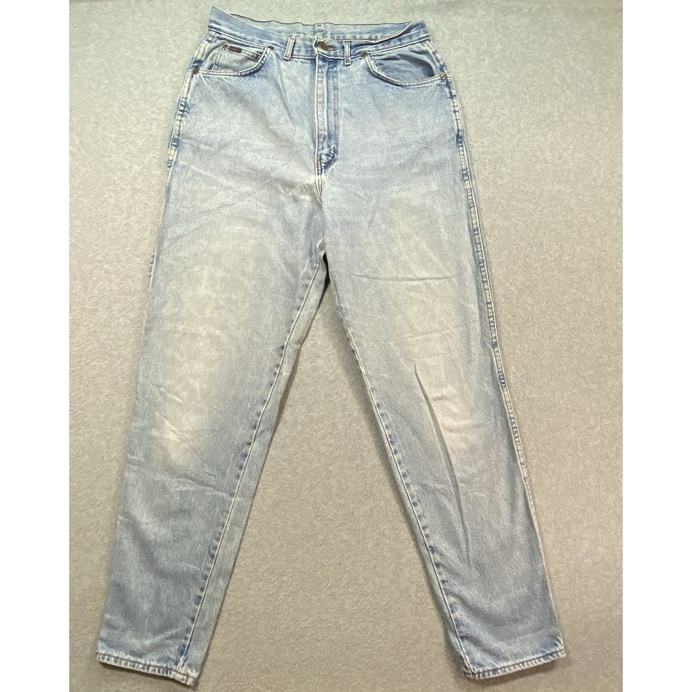 CHIC High Waisted‎ High Rise Light Washed Mom Blue Jeans Women's 30x31 Denim